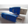 LED 3FT Smile Face Micro USB Data Sync Charger Cable